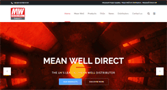 Desktop Screenshot of meanwelldirect.co.uk